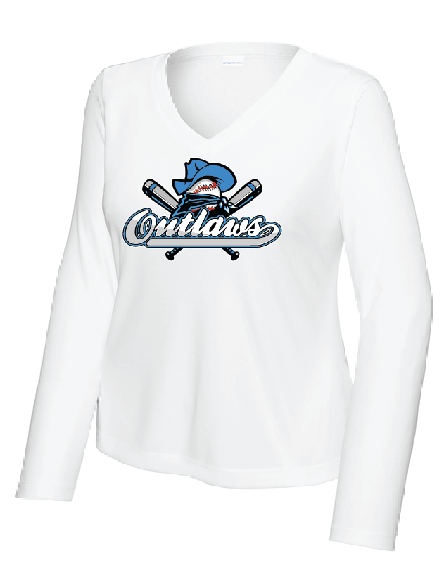 Sport-Tek® Women's Long Sleeve PosiCharge® Competitor™ V-Neck Tee LST353LS