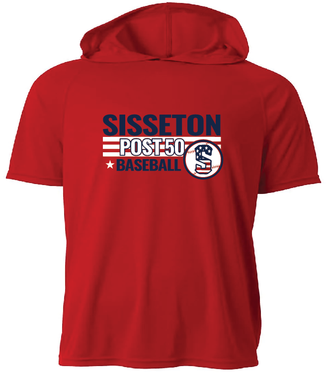 A4 Cooling Performance Short Sleeve Hooded Tee N3408 Youth & Adult