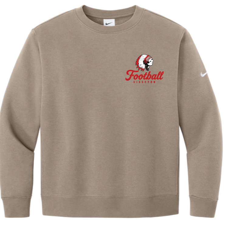 Nike Club Fleece Sleeve Swoosh Crew