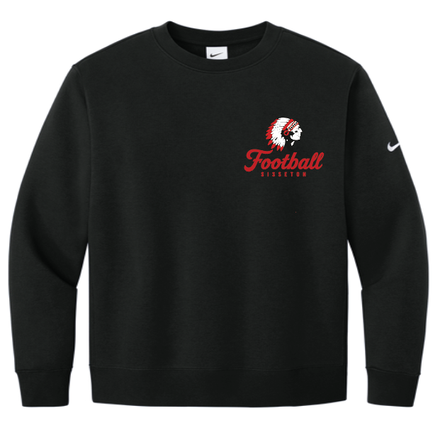 Nike Club Fleece Sleeve Swoosh Crew