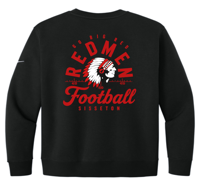 Nike Club Fleece Sleeve Swoosh Crew