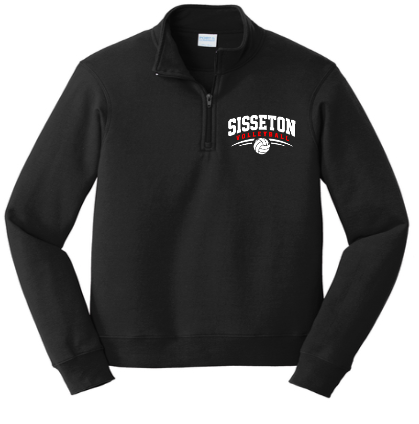 EMBROIDERED Port & Co® Fan Favorite® Fleece 1/4-Zip Pullover Sweatshirt