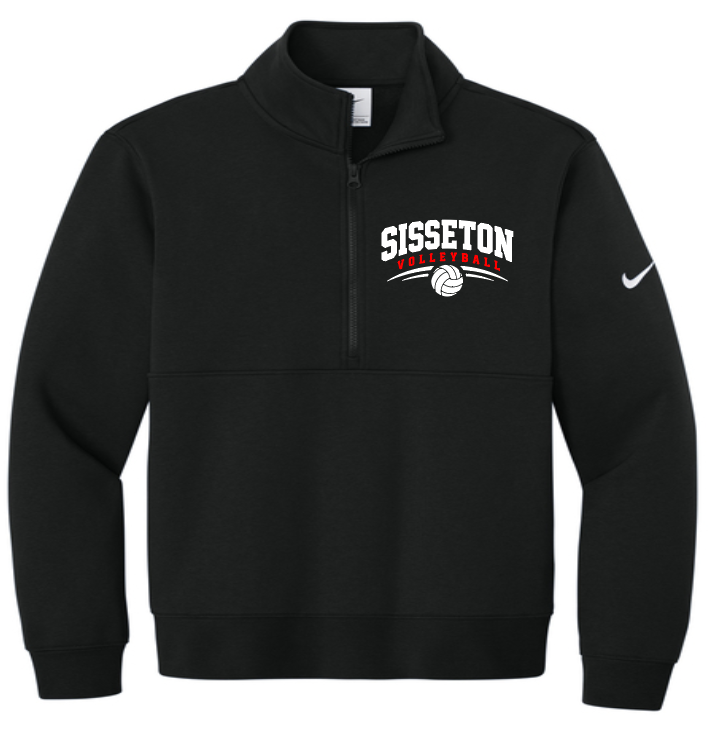EMBROIDERED  Nike Club Fleece Sleeve Swoosh 1/2-Zip NKDX6718