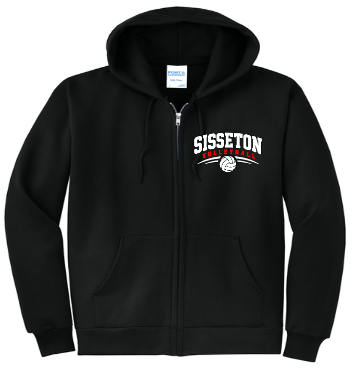 Port & Co® Core Fleece Full-Zip Hooded Sweatshirt Youth & Adult