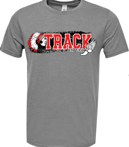 Track and Field Red BAW Logo 1