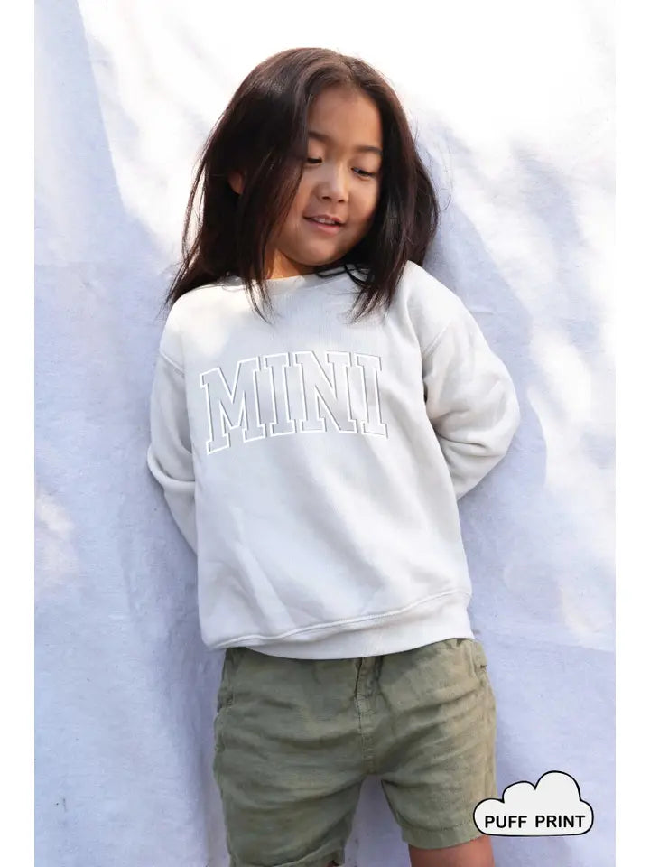 Mini Puff Print Toddler Unisex Graphic Sweatshirt