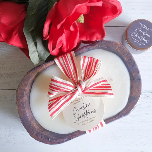 Bright Christmas Holiday Candle