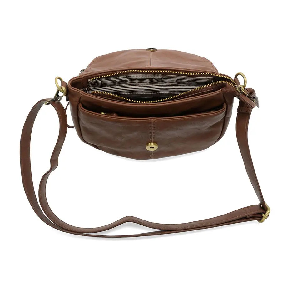 Helene Small Saddle Crossbody Bag