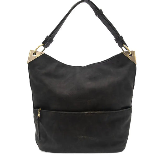 Darcy Zip Front Pocket Bucket Bag