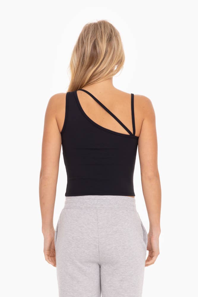 One Shoulder Longline Active Tank Top