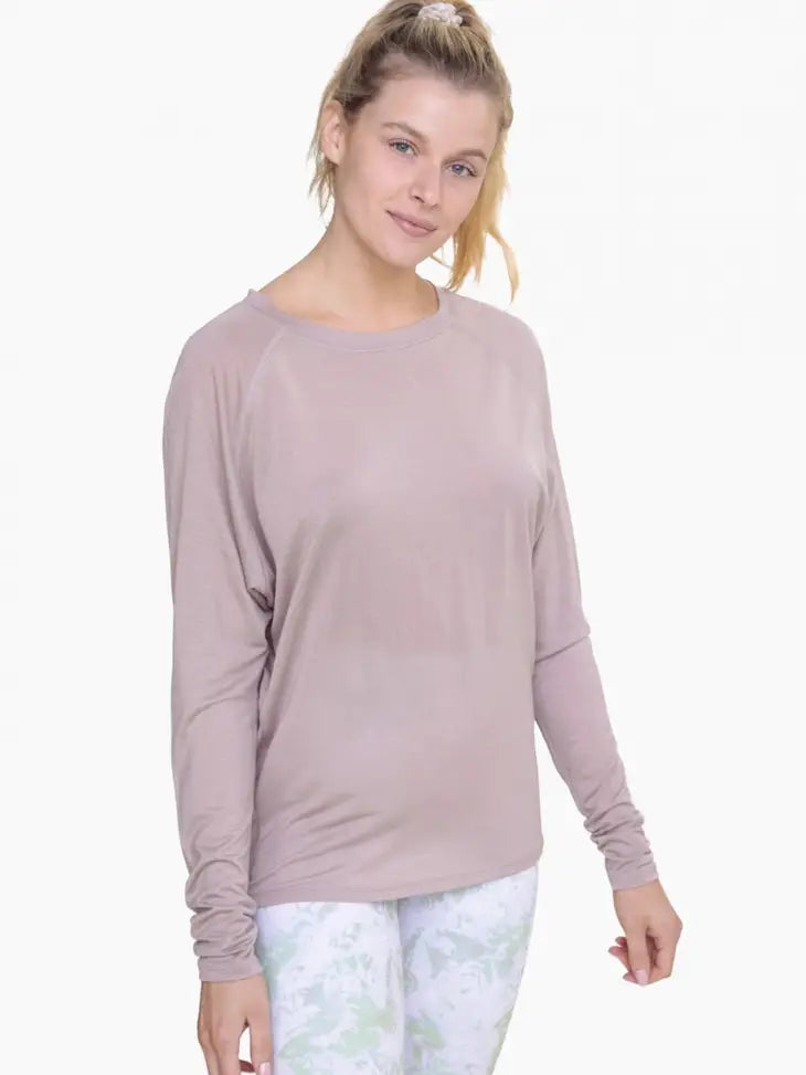 Tencel Semi Sheer Long Sleeve