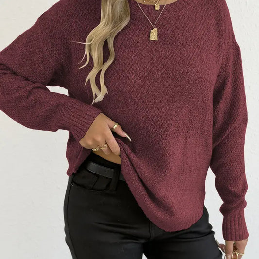 Round Hem Sweater