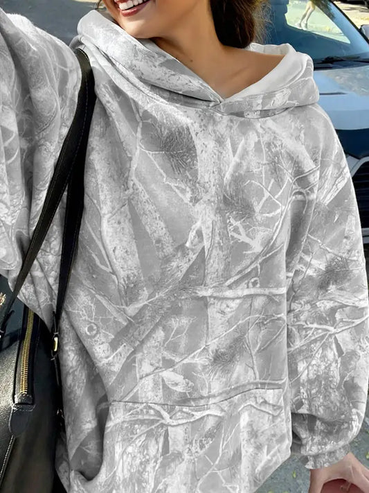 Oversized Camo Hoodie