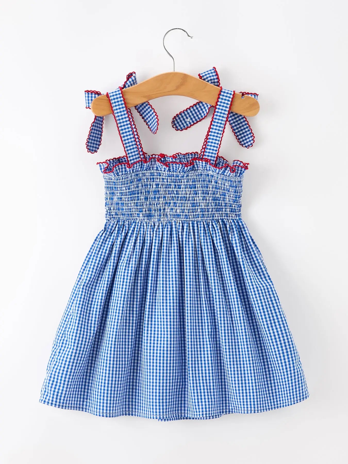 Girls 4th Plaid Dress
