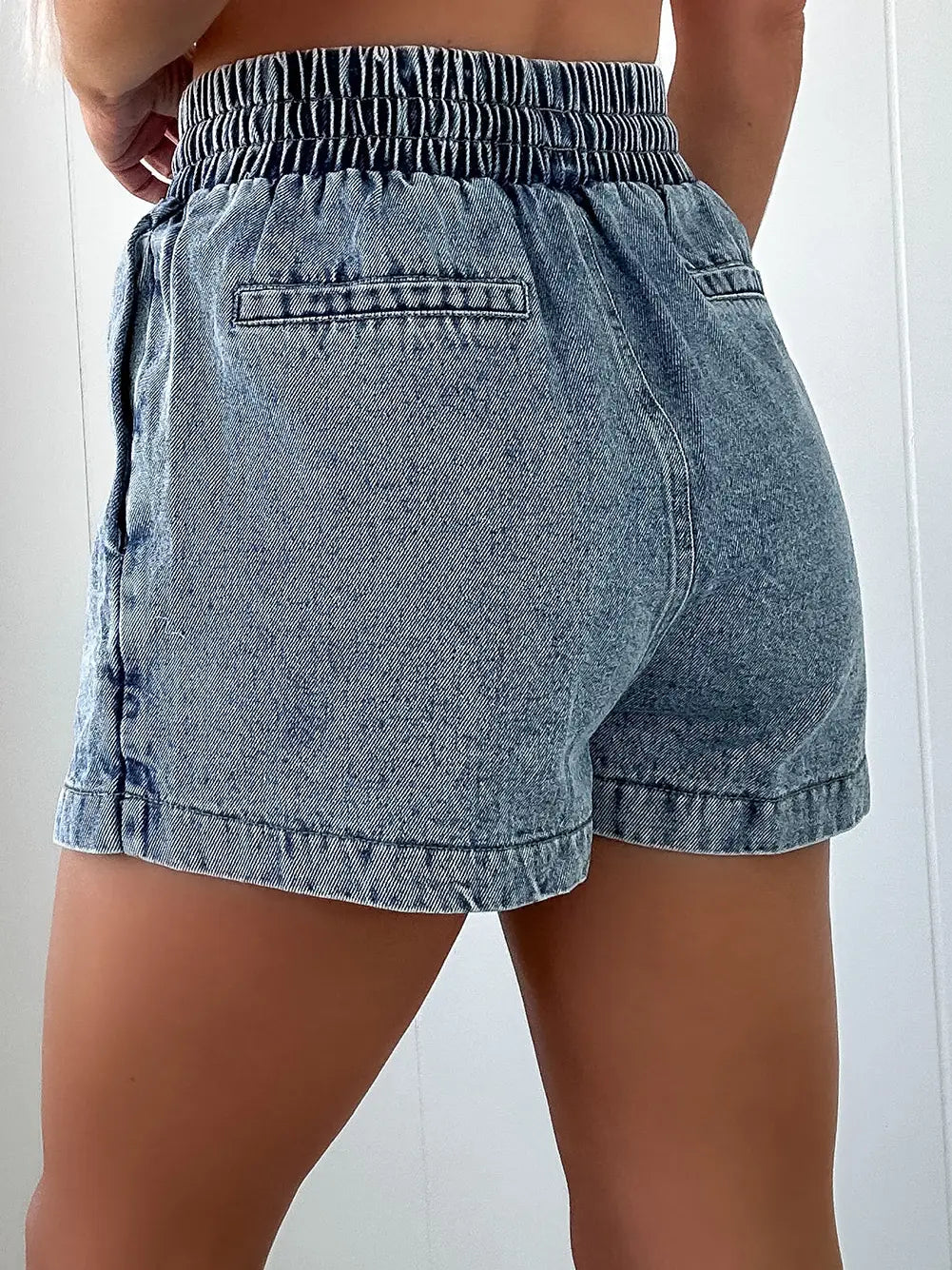 High Waisted Denim Shorts