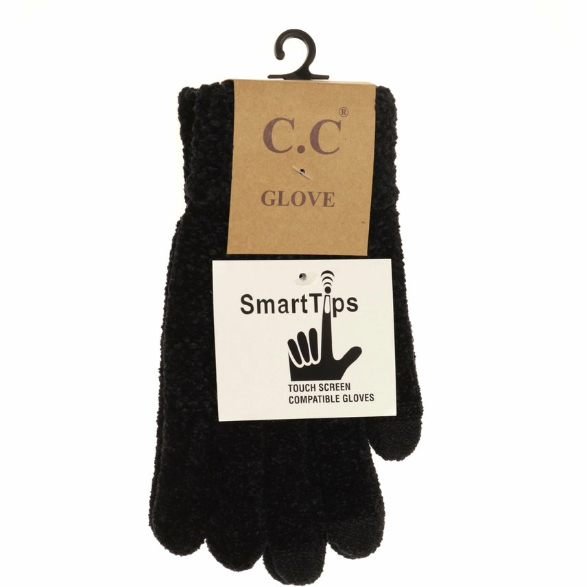 Soft Chenille Knit C.C Gloves