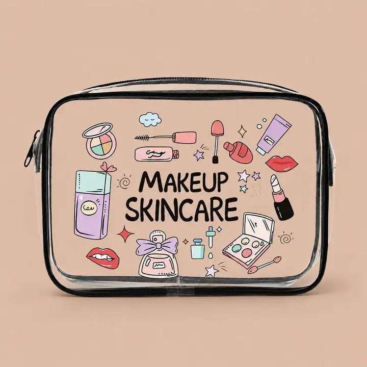 Clear Travel Cosmetic Organizer Travel Bag Pouch