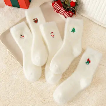 Merry & Fluffy Christmas Socks (Jerry)