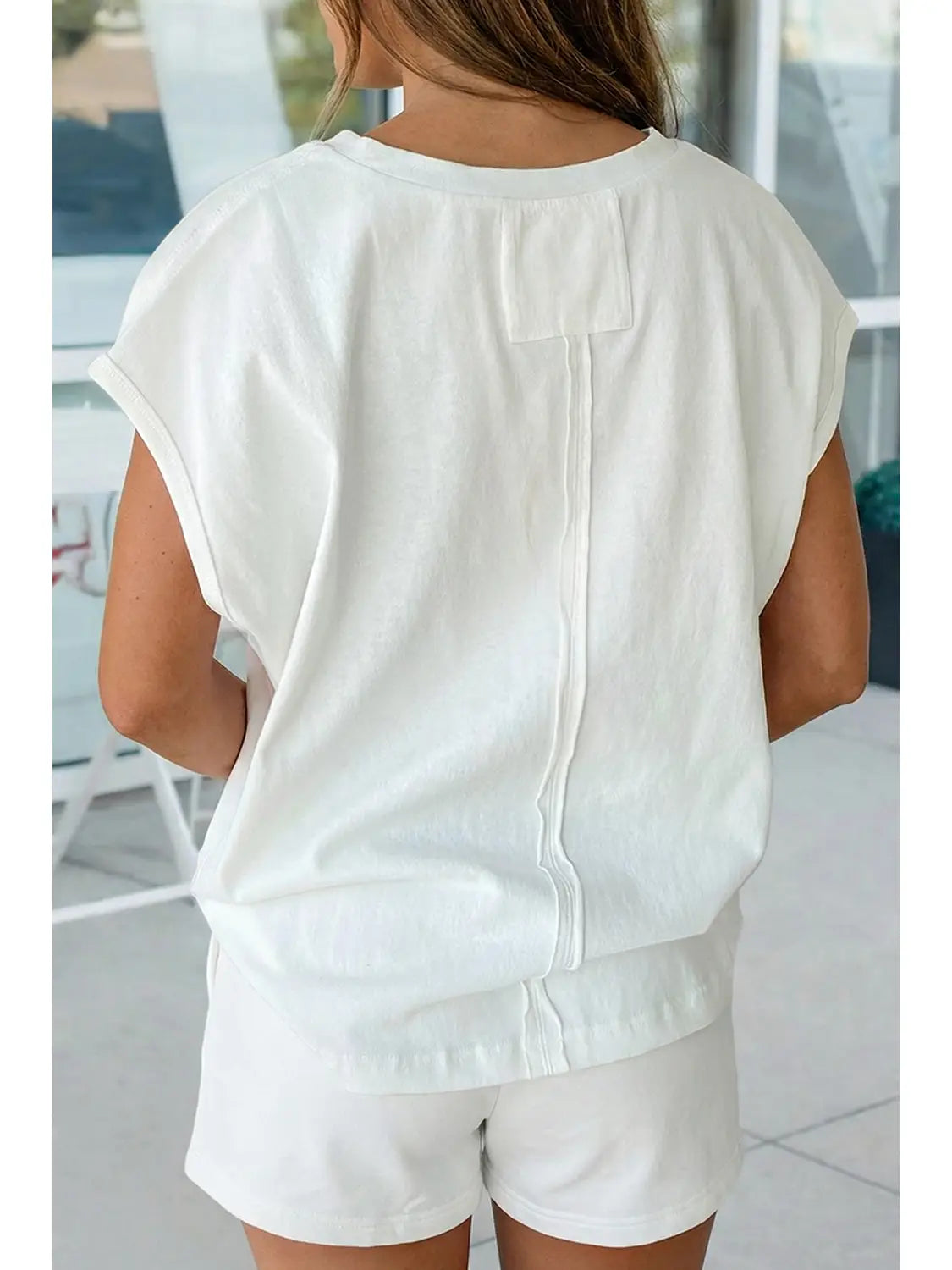 USA Color Block Dolman Tee