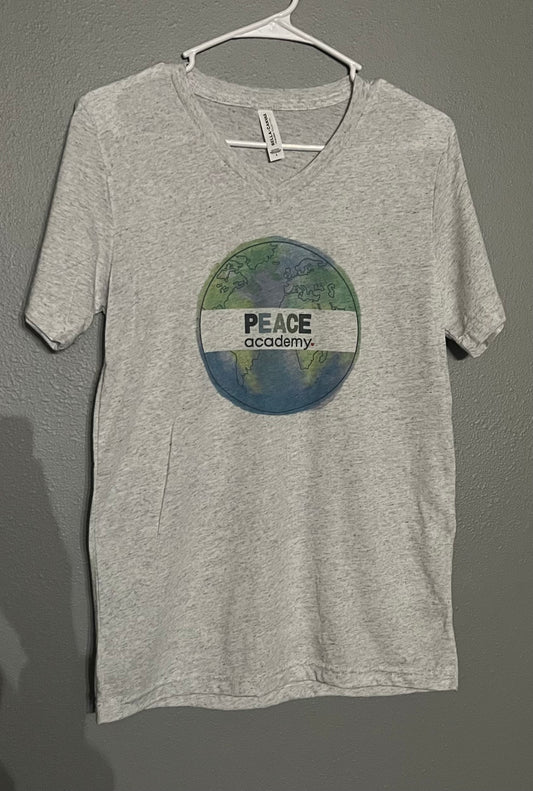 Adult Peace Academy Bella Canvas V-Neck T-Shirt