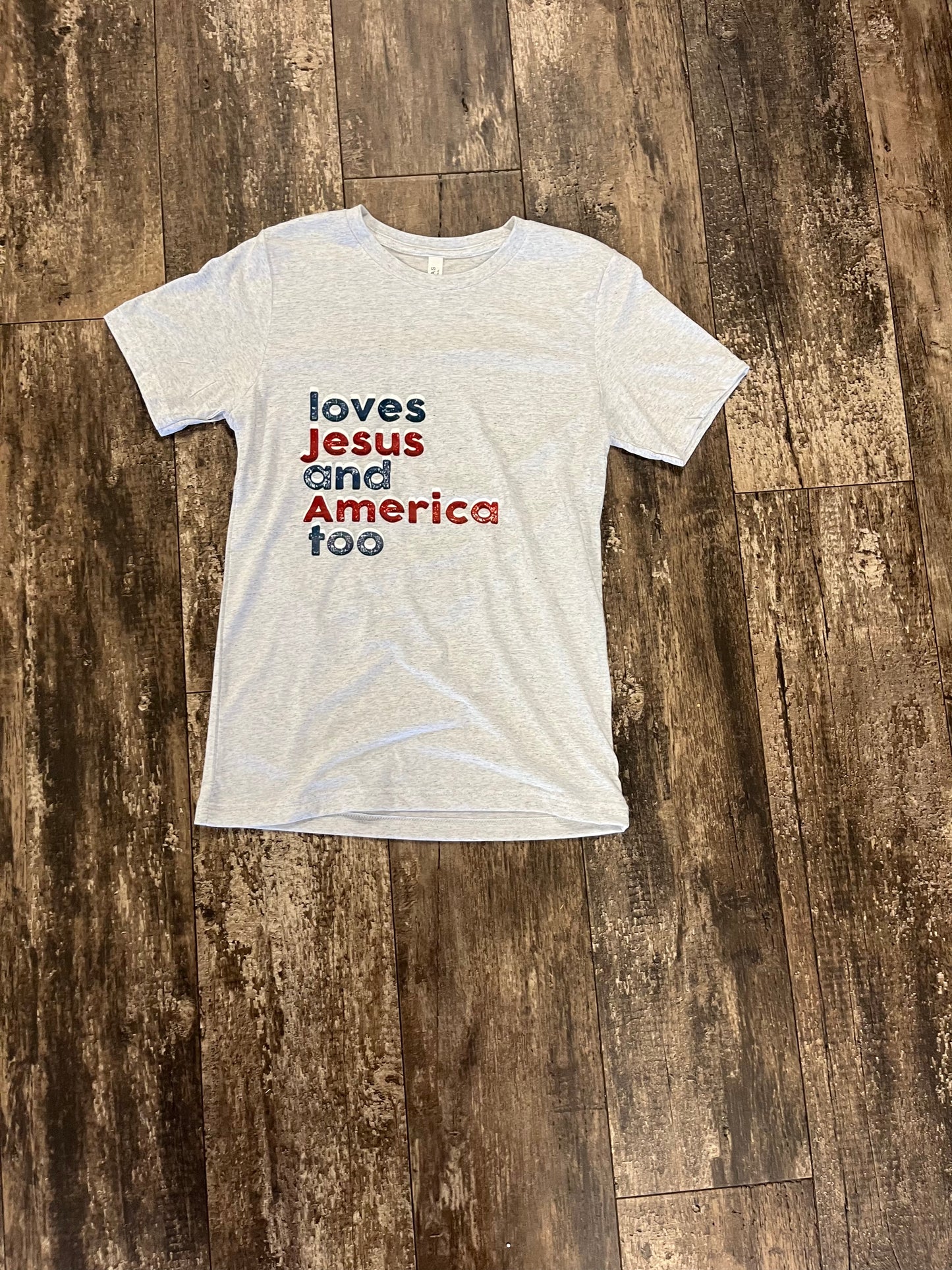 Love Jesus and America T-Shirt