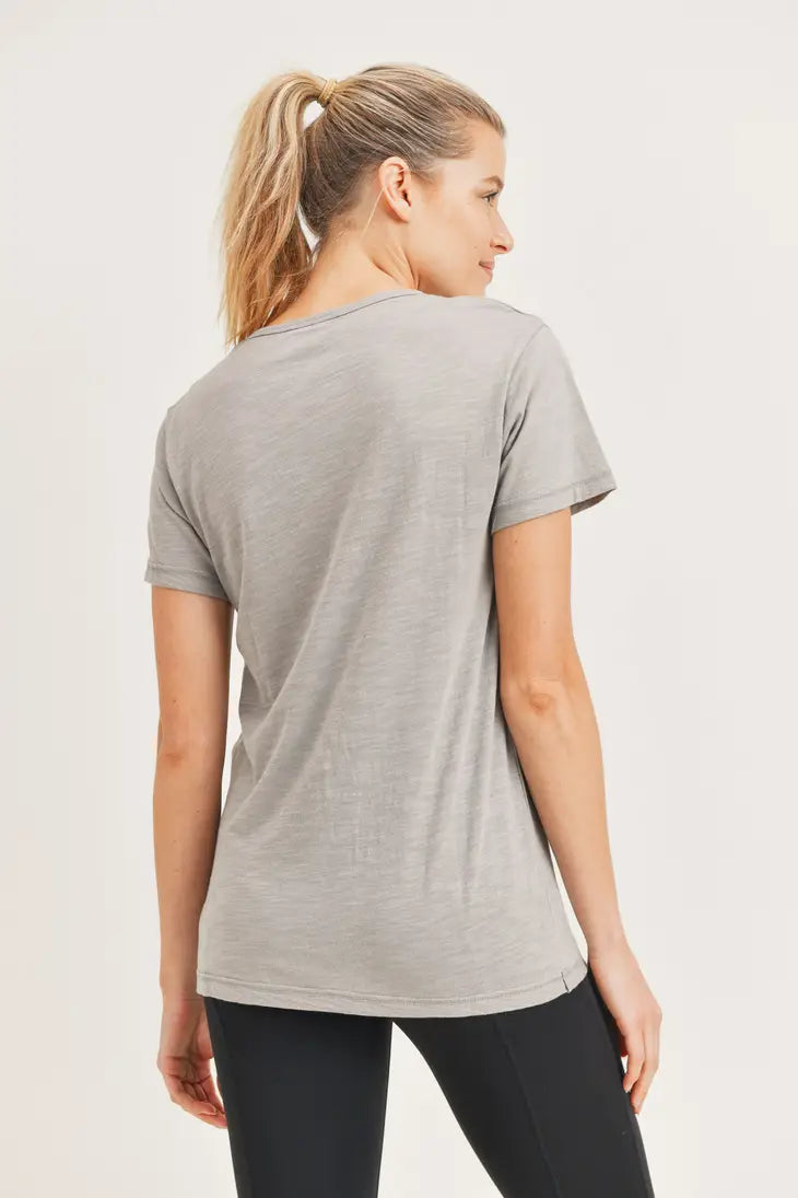 Essential Round Neck Athleisure Tee