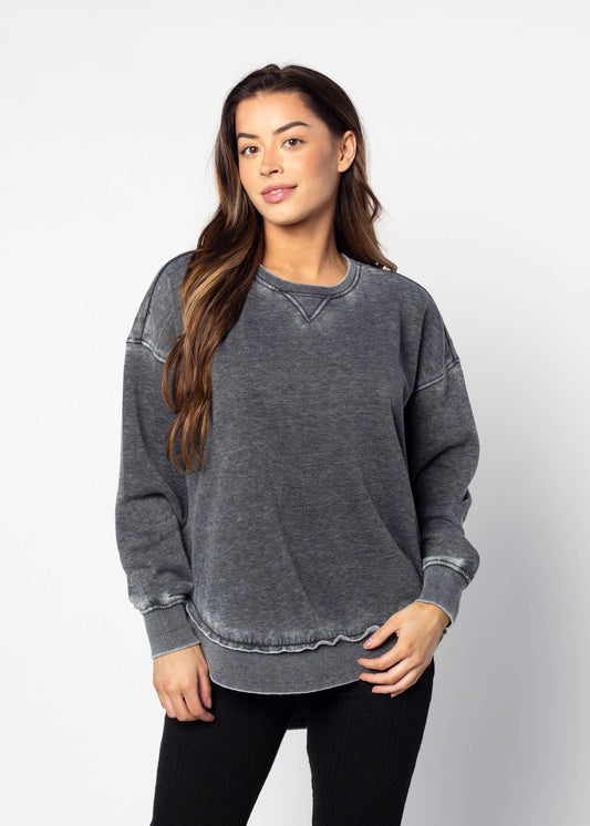 Campus Pullover, All Colors: Charcoal / L