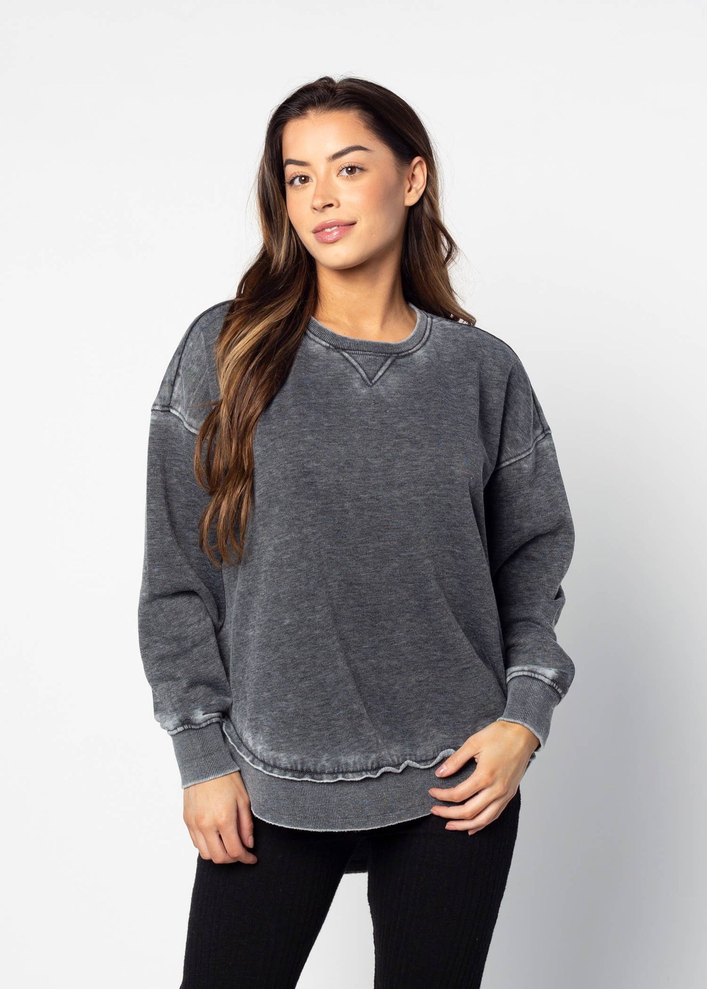 Campus Pullover, All Colors: Charcoal / M