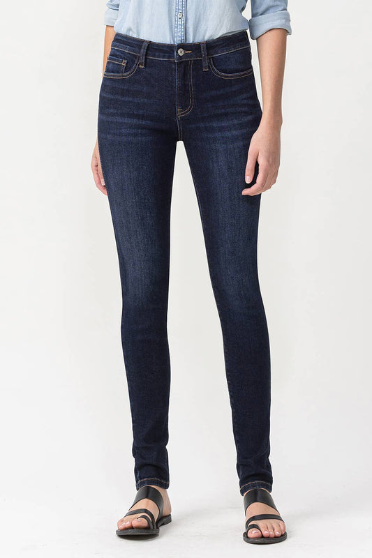 VERVET - HIGH RISE SKINNY -LUSTROUS